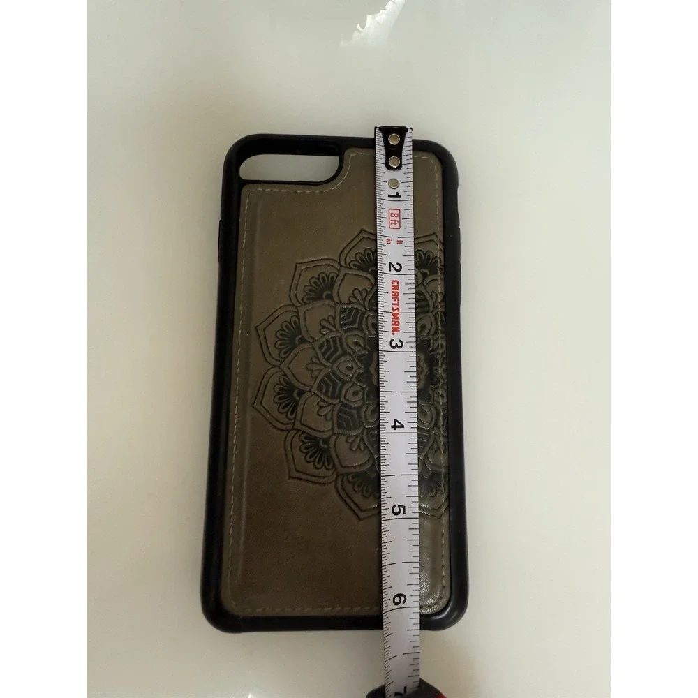 Caseowl Wallet Mandala Design Two Pc Detachable Case‎ Compatible With iPhone 12